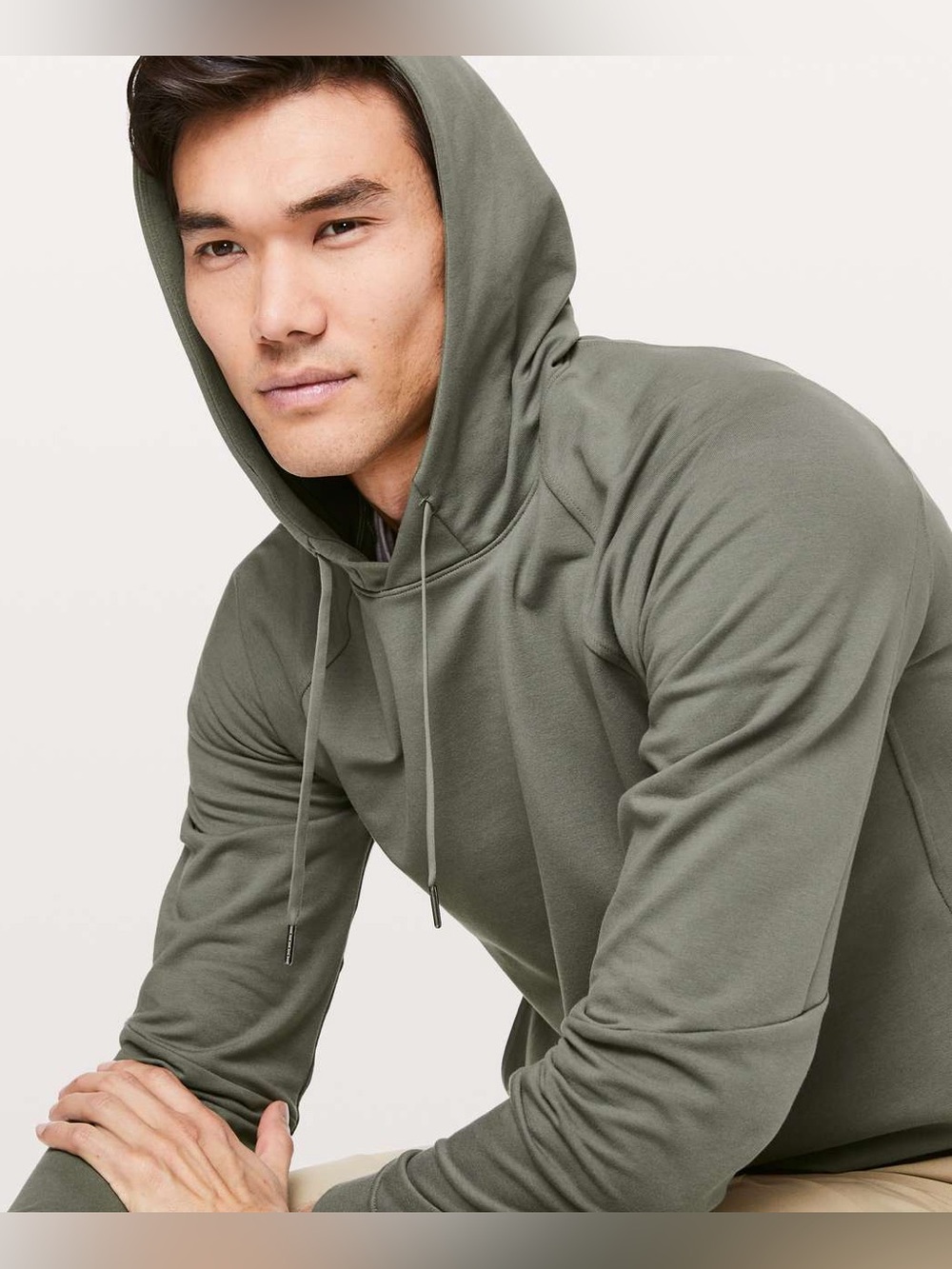 Lululemon City Sweat Pullover Hoodie Grey Sage Men’s Size Large